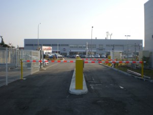 Barrière levante contrôle entrée sortie fournisseurs