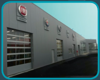 Porte sectionnelle aluminium compensée