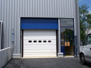 porte souple rapide sectionale